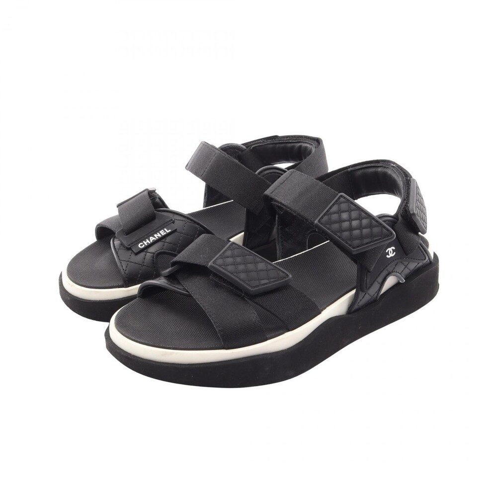 Chanel Coco Mark Matelasse Sandals #333439C10B